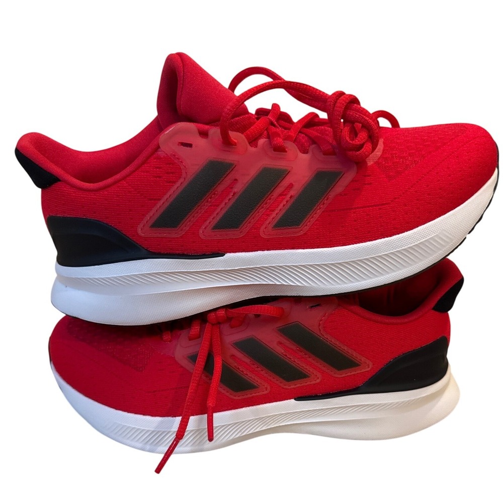 Adidas Kids Red Running Shoes‎ Sneakers Size 5 Youth Athletic Footwear - Picture 7 of 7